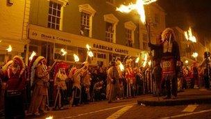 Lewes bonfire event