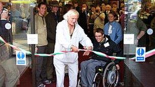 Sir Jimmy Savile at Stoke Mandeville