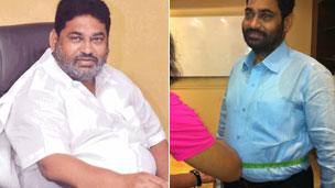 Nitin Raut, before and after weight loss