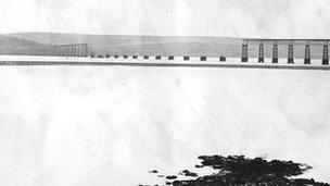 Tay Bridge after the disaster