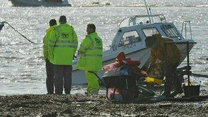 GLA officers at Ribble estuary