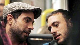 Tom Cullen and Chris New in a shot from Weekend