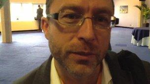 Jimmy Wales at the conference