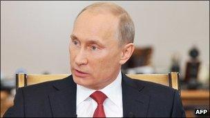 Russian Prime Minister Vladimir Putin