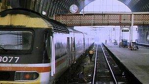 Handyside Bridge at Kings Cross in 1991