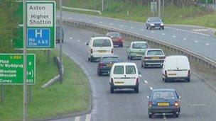 A494, Aston Hill