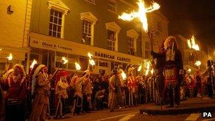 Lewes bonfire event