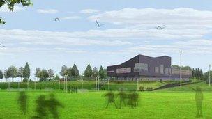 Artist's impression of the planned facility