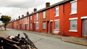 Derelict houses in Salford (file pic, 2006)