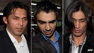 Mohammad Asif, Salman Butt and Mohammad Amir