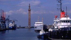 Grimsby's Dock Tower