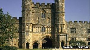 Battle Abbey. Photo from English Heritage