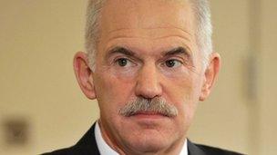 Greek PM George Papandreou
