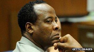 Dr Conrad Murray in court on 3 November 2011