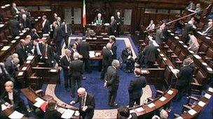 Chamber of Dail Eireann