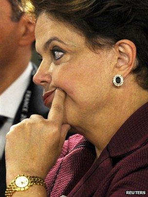 Brazilian president Dilma Rousseff