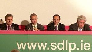 The four SDLP leadership candidates