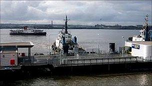 Mersey Ferry landing stage