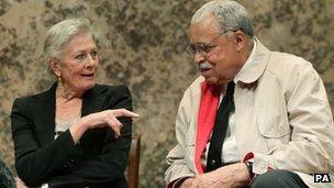 Vanessa Redgrave and James Earl Jones