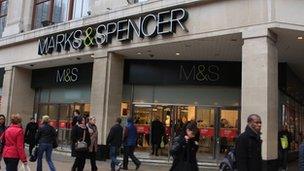 Marks and Spencer store in London