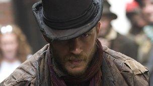 Actor Tom Hardy in BBC's Oliver Twist