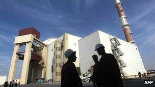 The reactor building at the Russian-built Bushehr nuclear power plant in southern Iran - 26 October 2010