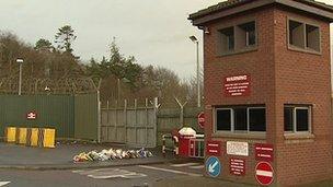 Massereene barracks in the days after the murders