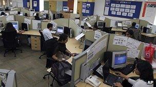 A business process outsourcing unit in India