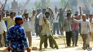 Rioting in Gujarat in 2002