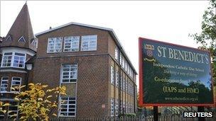 St Benedict's school in Ealing