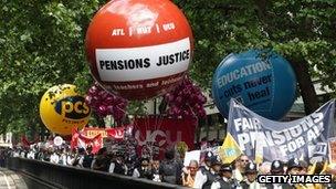 pension protest on 30 June