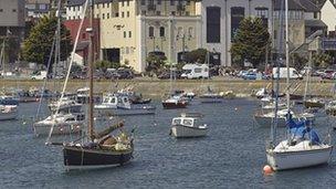 Boats in Penzance