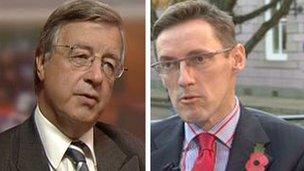 Sir Philip Bailhache and Ian Gorst