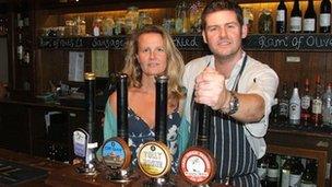 Georgie and Mike Keen, Brewery Tap, Ipswich