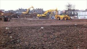 Gap site in Fountainbridge Pic: Mike Easton