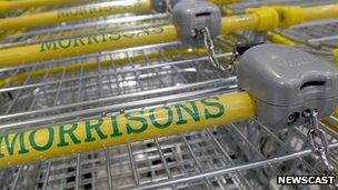 Morrisons supermarket trolley (Pic: Newscast)