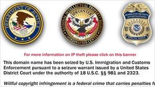 FBI take0down notice for closed website