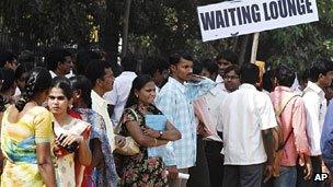 Job seekers in India