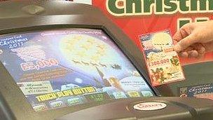 Electronic lottery kiosk