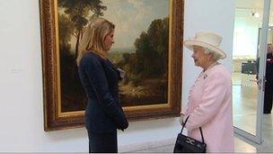 Tracey Emin meets the Queen