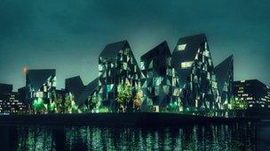 "The Iceberg" building project Aarhus, Denmark (isbjerget.com)