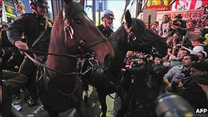 Occupy Wall Street protest in New York