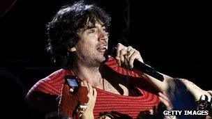 Gary Lightbody performs with Snow Patrol in Belfast