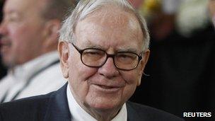 Warren Buffett, chief executive of Berkshire Hathaway