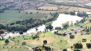 The lake as it is now