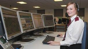 Sarah Brown is a call handler for the 101 number