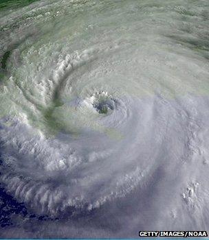 Satellite image of Hurricane Katrina, August 2005 (Image: Getty Images/NOAA)