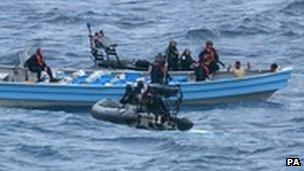 Drug raid at sea