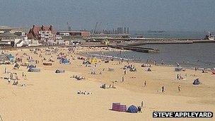 Gorleston beach