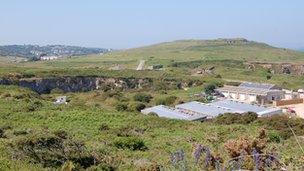 Berry's Quarry in Alderney